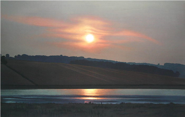 Sunset Ii - Art Museum (700x600), Png Download