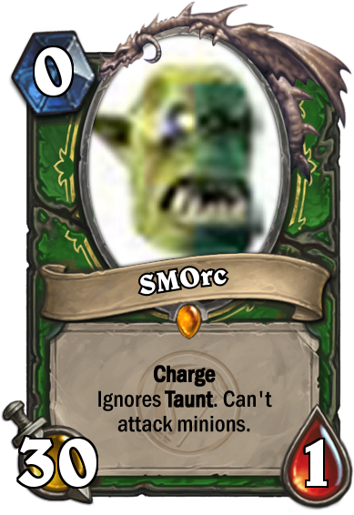 And A Minion To Go With It - Hearthstone Fan Art Cards (400x573), Png Download