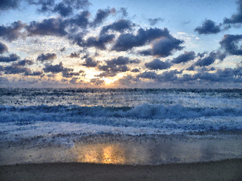 Download Water Clipart Sunset Body Of Water Shore Sunset - Ocean Sunset Png Transparent (800x600), Png Download