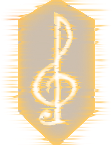 Celestial Music 1 - Calligraphy (400x490), Png Download