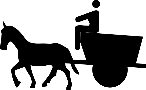 How To Set Use Horse Carriage Clipart (600x370), Png Download