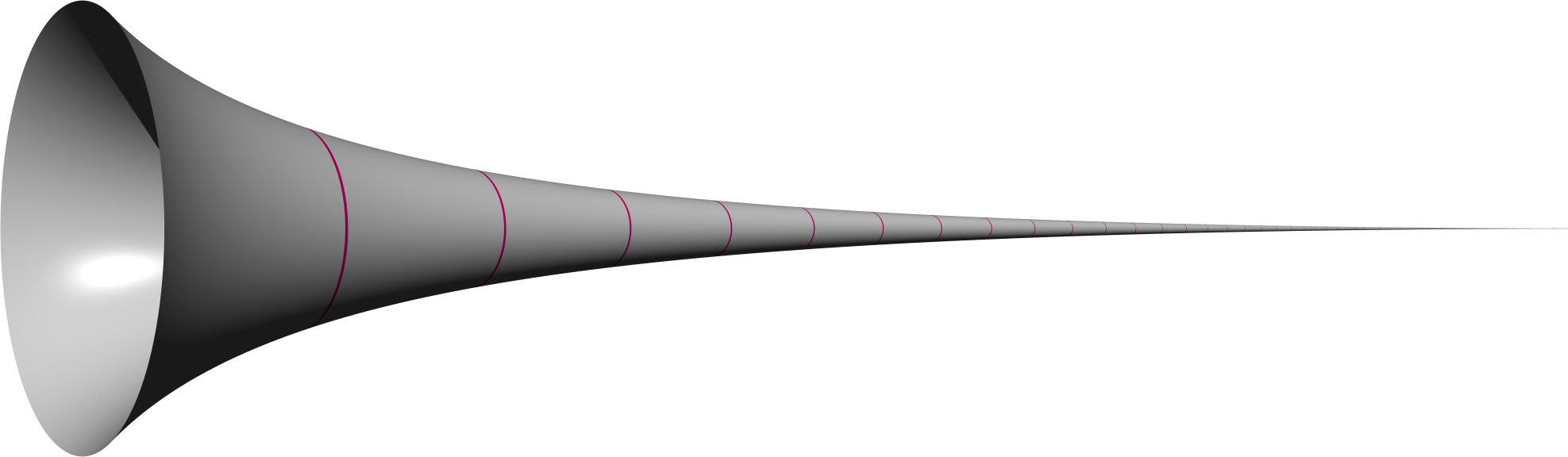 File - Gabrielhorn - Gabriel's Horn (1975x576), Png Download