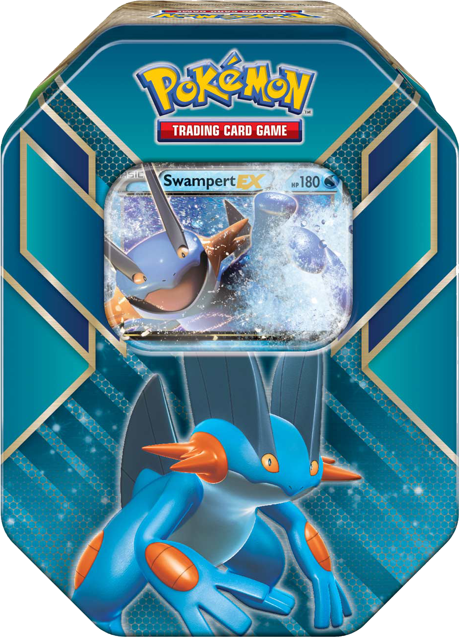 Hoenn Power Tin - Pokemon Cards Swampert Tin (1500x1500), Png Download