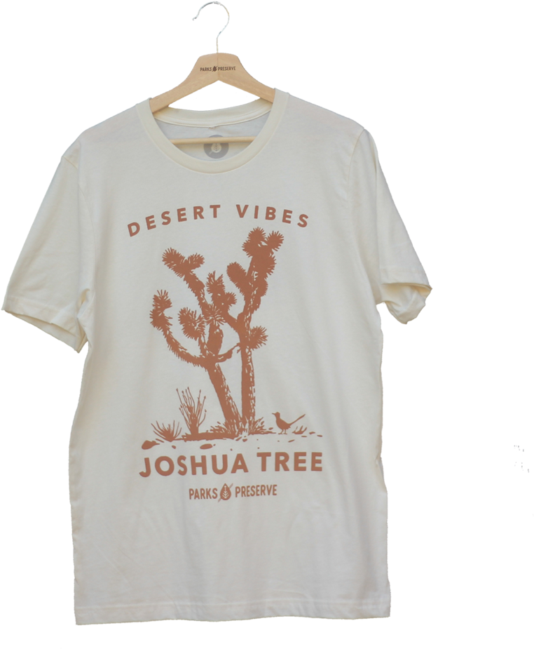 Parks Preserve's Desert Vibes Joshua Tree T-shirt - T-shirt (1024x1024), Png Download