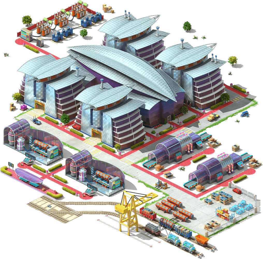 High-tech Plant L3 - Wiki (1016x1001), Png Download