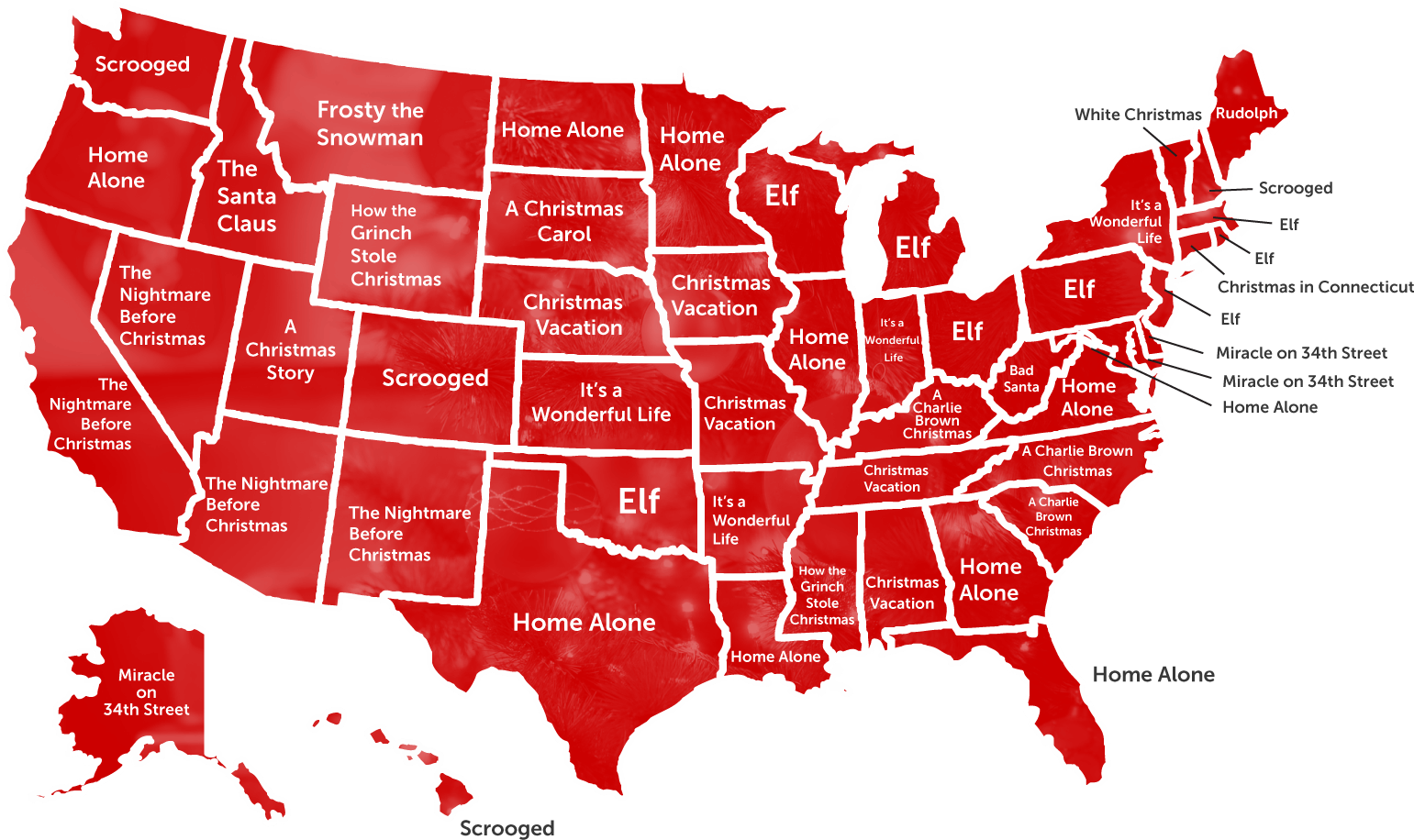 Ctv Holidayshow Map Red - John F. Kennedy Library (750x475), Png Download