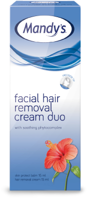 Mandy's Facial Hair Removal Cream (380x425), Png Download