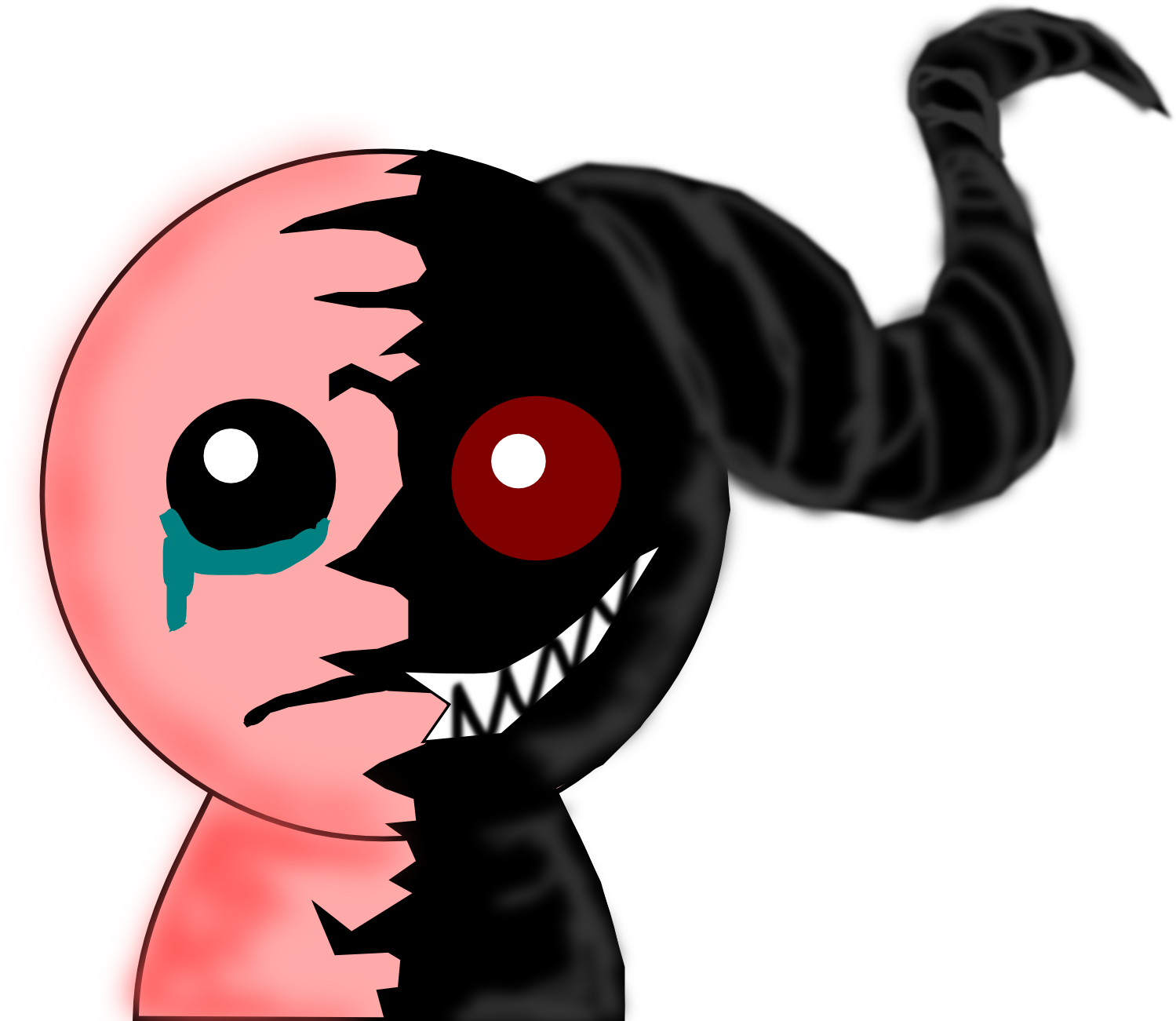Satan Statue Binding Of Isaac Png Graphic Black And - Binding Of Isaac Demon Isaac (2015x1499), Png Download