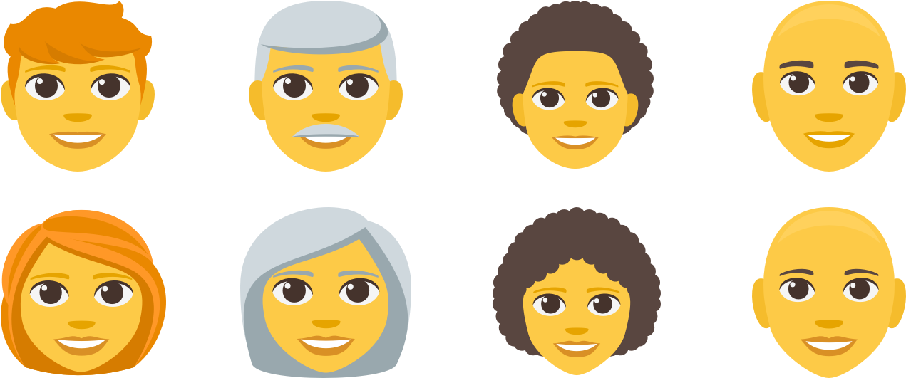 After Several Years That Saw Great Numbers Of People - White Hair Emoji (1400x610), Png Download