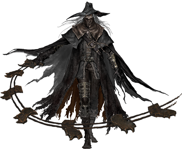Bloodborne The Old Hunters Two Column 03 Ps4 Us 06oct15 - Bloodborne Old Hunter Concept Art (600x492), Png Download