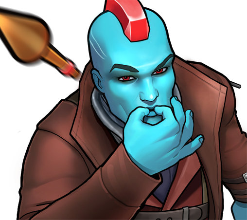 Yondu Udonta From Marvel Avengers Academy 002 - Avengers Academy Guardians Of The Galaxy Ronan (508x452), Png Download