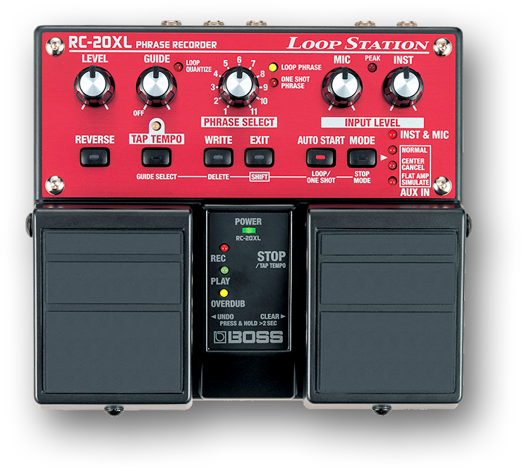 Chose The Updated Boss Rc 20xl In 2004, And Used Its - Boss Rc20xl Loop Station Guitar Effect Pedal (740x668), Png Download