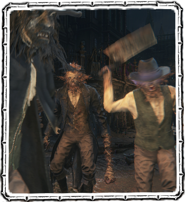 View Samegoogleiqdbsaucenao Plaugeriddenrat , - Hunter Mob Bloodborne (615x671), Png Download