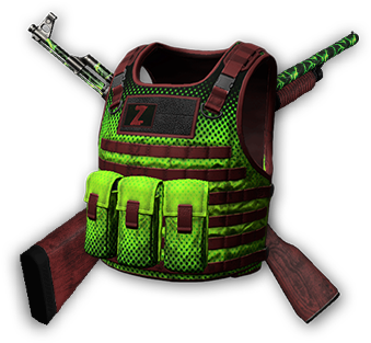 Toxic - Toxic Body Armor H1z1 (440x320), Png Download