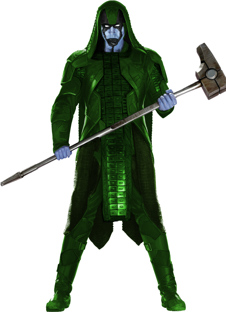 [ Img] - Ronan Guardianes De La Galaxia (744x1024), Png Download