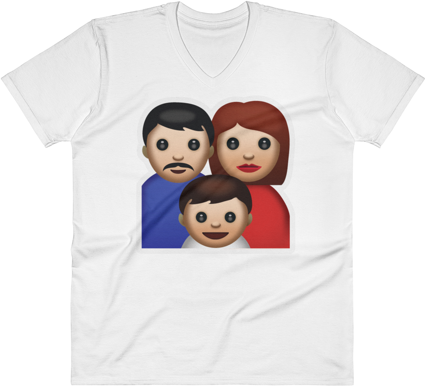 Men's Emoji V-neck - Cestlafit Cute Choken Bako Puppy Hungry Eating Dog (1000x1000), Png Download