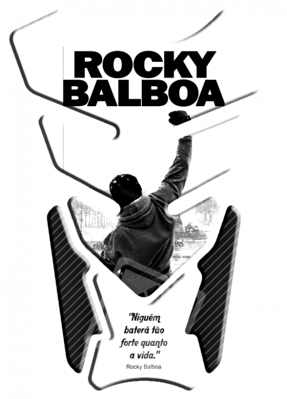 Adesivo Protetor De Tanque Rocky Balboa - Rocky Balboa 1 Poster (800x800), Png Download