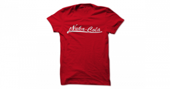Nuka Cola Fallout Tshirt - T Shirt (540x283), Png Download
