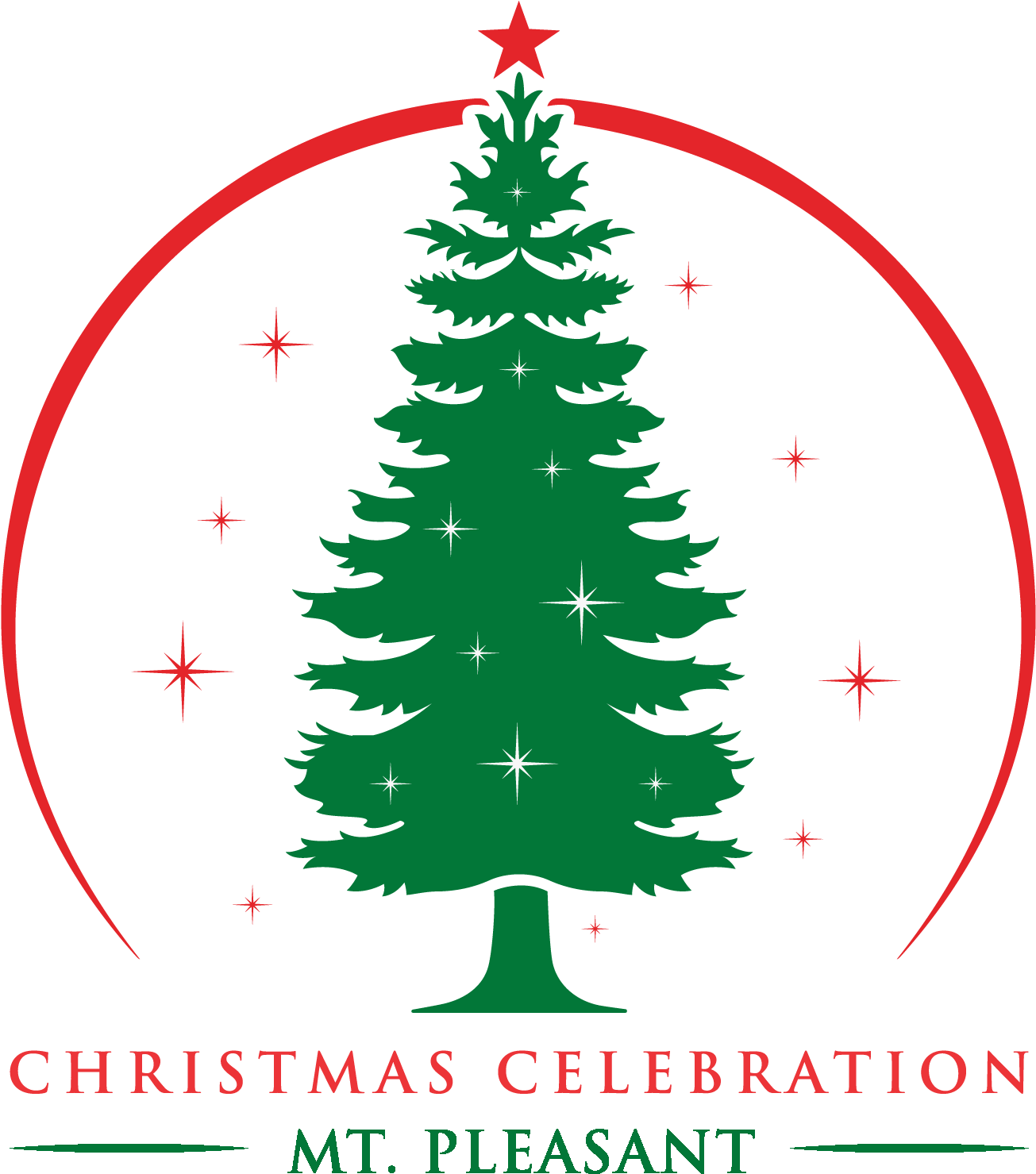 Mclaren Central Hospital Named Grand Marshal Of Lighted - Pine Tree Silhouette Simple (2000x2000), Png Download