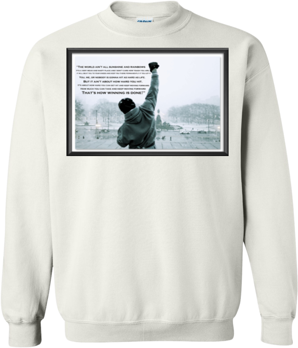 Rocky Balboa The World Ain't All Sunshine And Rainbows - Stallone/young :: Rocky Balboa :: Dvd (1155x1155), Png Download