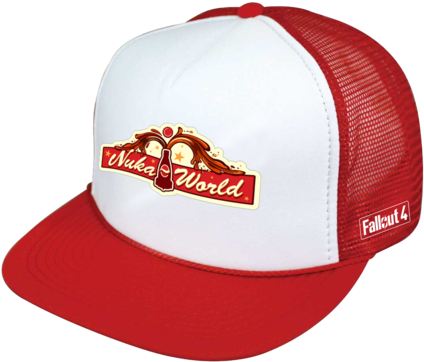 Nuka World Trucker Cap - Fallout Mug (nuka World) (480x418), Png Download