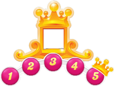 King Pass Levels Crown - Wiki (476x359), Png Download