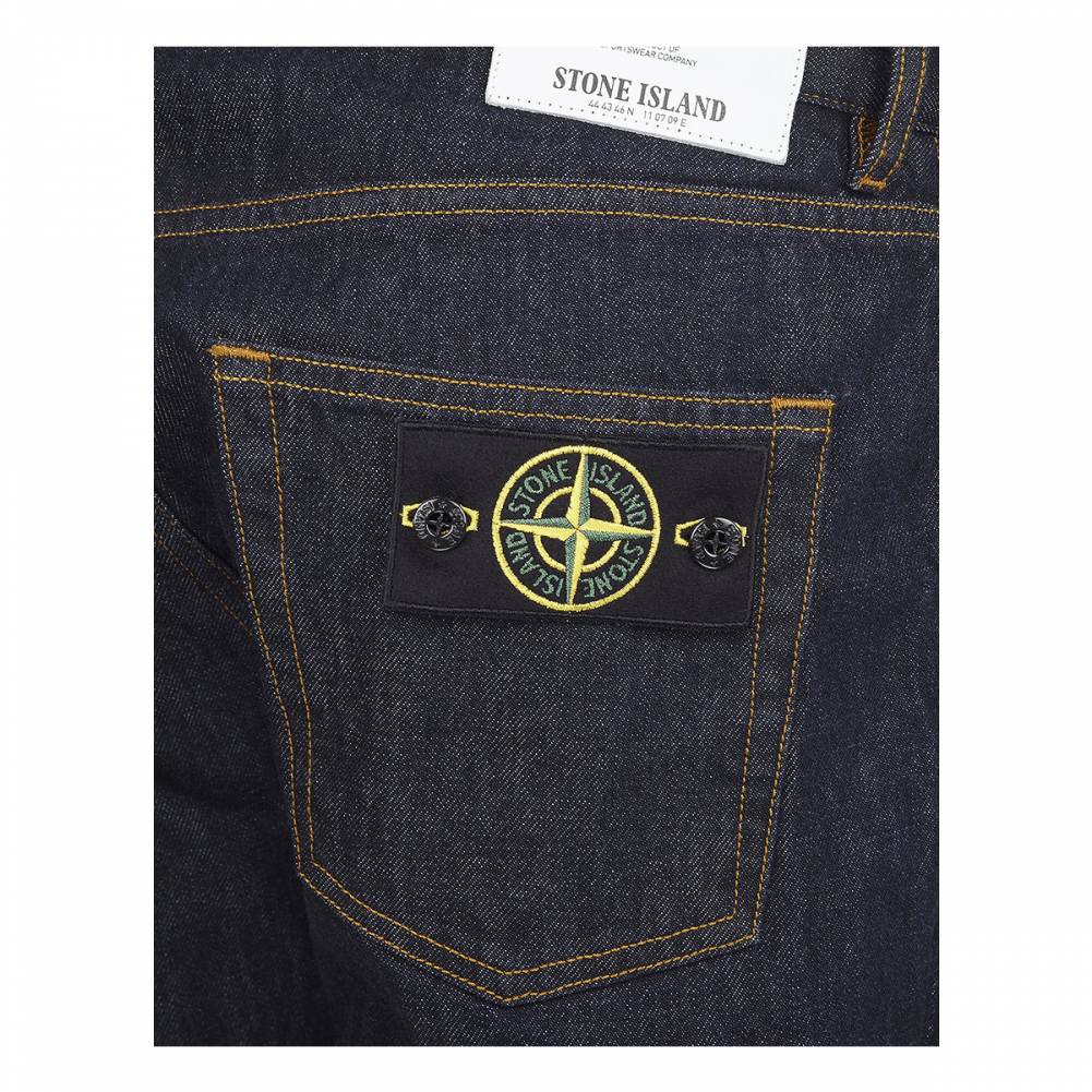 Stone Island Full Zip Badge Logo Hoody Sweatshirt Marine (1000x1231), Png Download