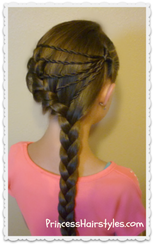 Hairstyles For Girls - Braid (300x477), Png Download