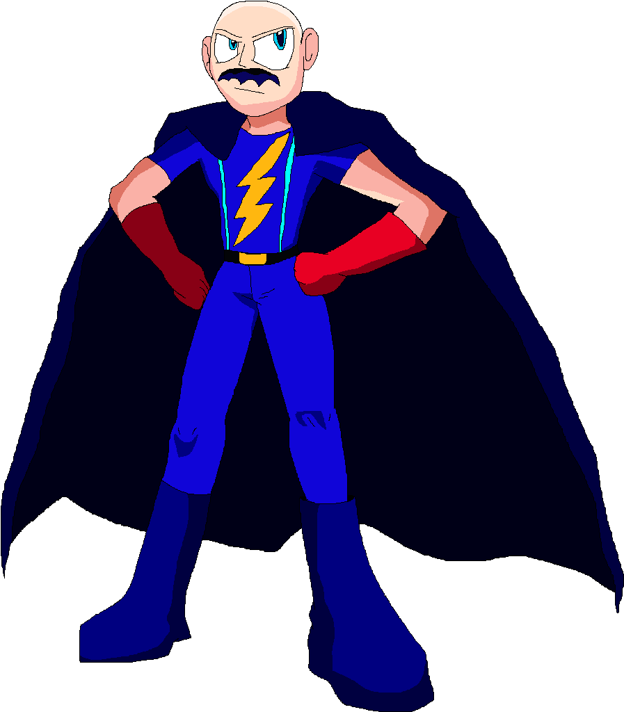 Thunder The Stormshocker - Illustration (907x1027), Png Download