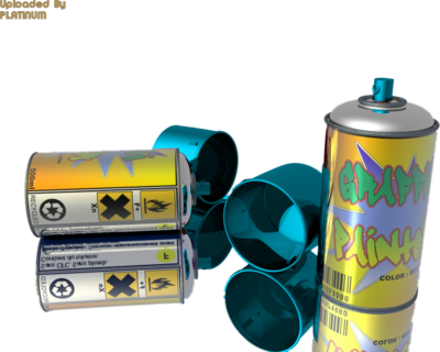 Spray Paint Cans - Graffiti (400x320), Png Download