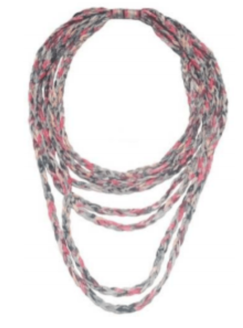Pack Jules Smith Braided And Lace Trimmed Scarves Png - Chain (1104x1104), Png Download