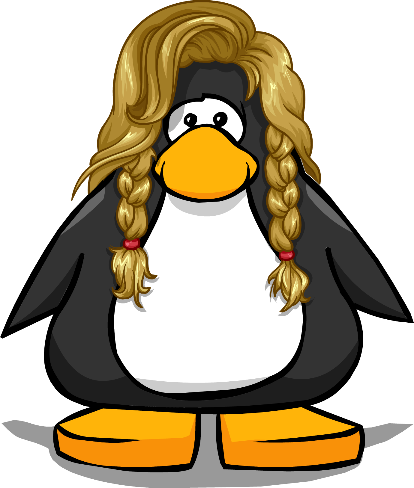 The Strawberry Braid On A Player Card - Penguin With A Medal (1380x1629), Png Download