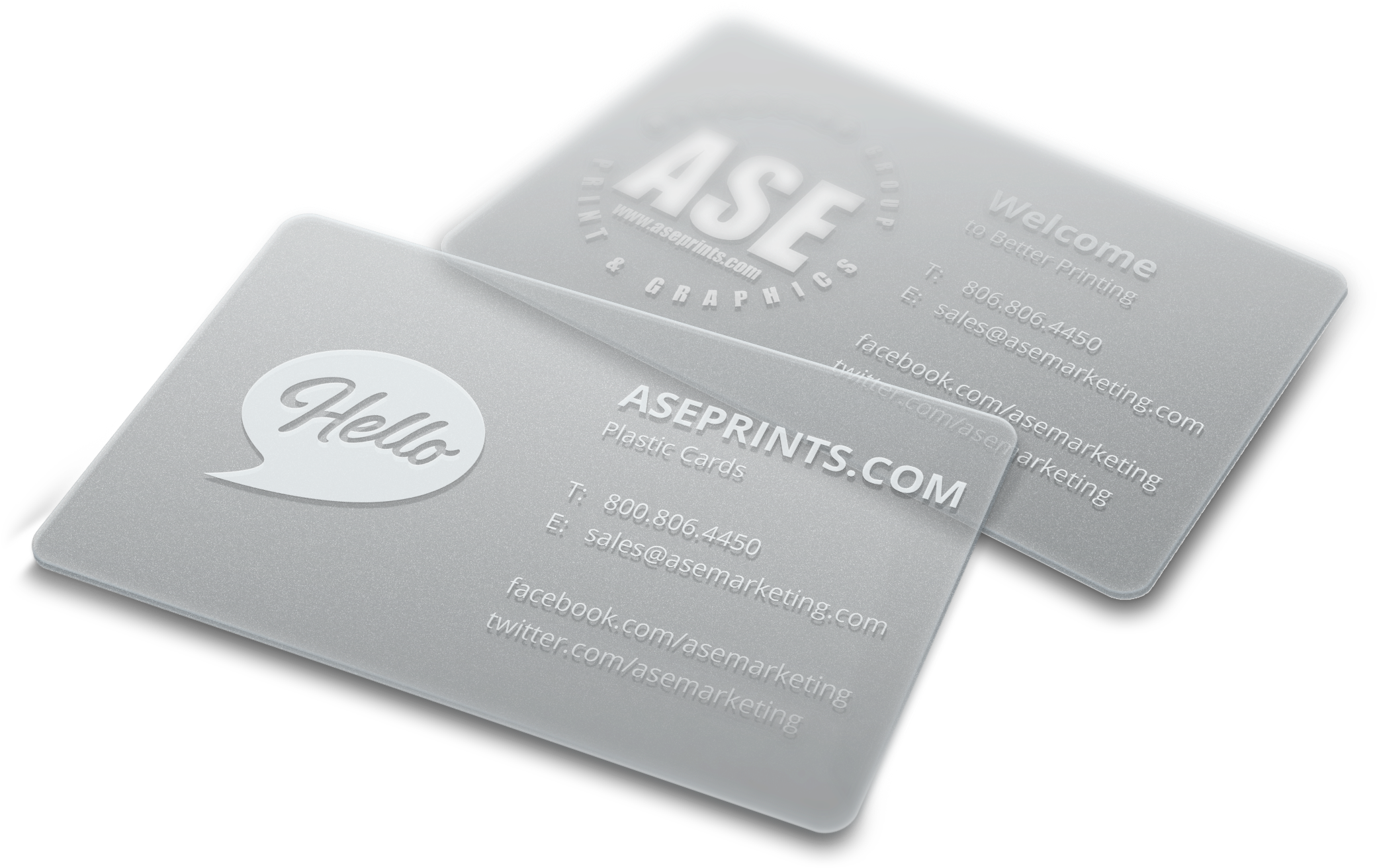 30pt Plastic Business Cards - Plastic Business Cards Png (2400x1600), Png Download