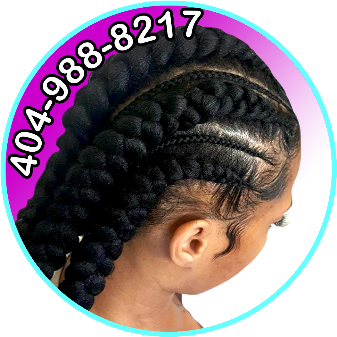 988-8217 Decatur African Hair Braiding And Weaving, - Decatur African Hair Braiding And Weaving (1271x1218), Png Download