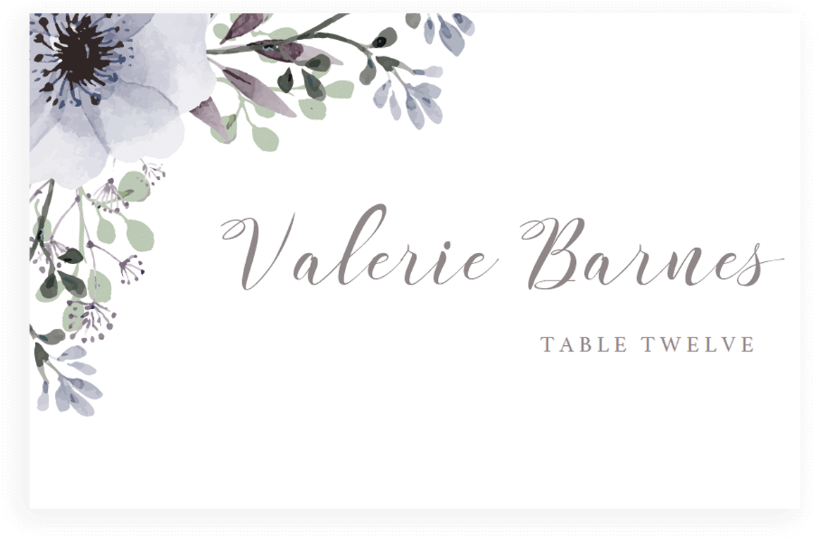 Wedding Place Card Template Blush Pink Diy Wedding - Calligraphy (1200x1500), Png Download