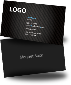 Uv Gloss Magnetic Business Cards - University Of Michigan (400x360), Png Download