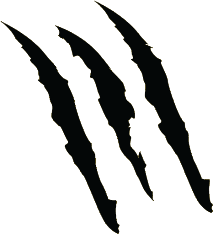 Claw Overlay Innerpage - Tiger Scratch Png (700x768), Png Download