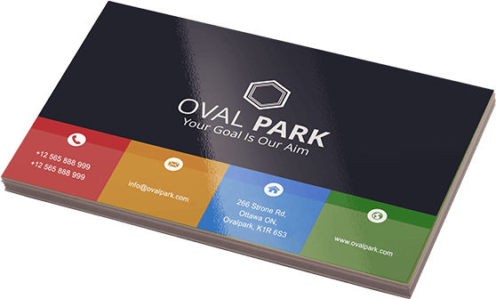 Standard Business Cards - Custom Standard Business Cards 250 Qty (1000x446), Png Download