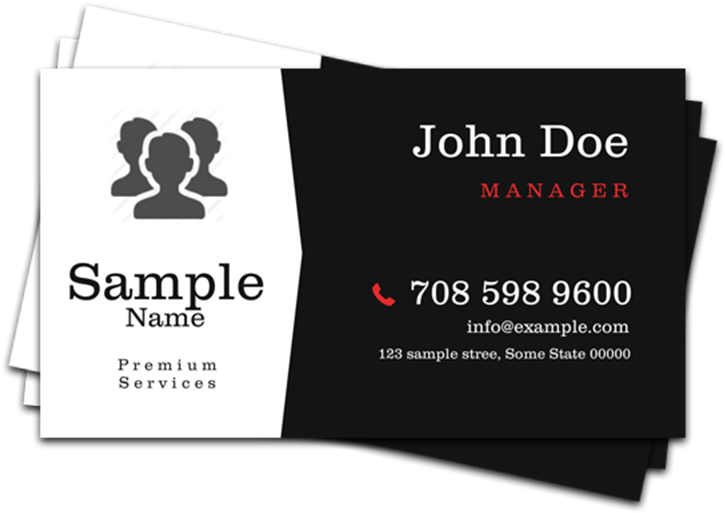 24hr Business Card / Upload Art - Business Card (800x800), Png Download