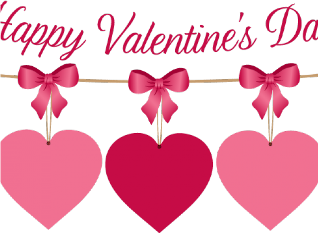 Valentines Day Clipart Border - Valentines Day Hours (640x480), Png Download