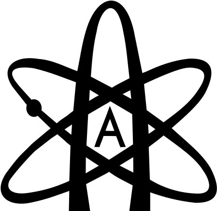Usva Headstone Emb-16 - Atheist Symbol (452x444), Png Download