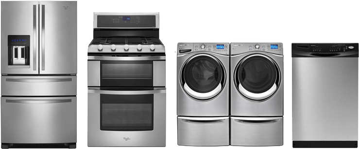 Whirlpool Wgg755s0bs Gas Double Range - Freestanding (800x339), Png Download