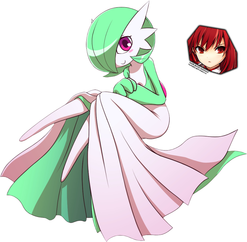 Gardevoir Transparent Character Pokemon Image Library - Pokemon Gardevoir Fan Art (888x854), Png Download