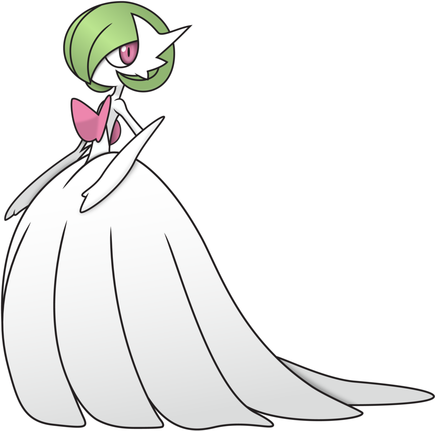 Png - Dessin De Mega Gardevoir (893x895), Png Download