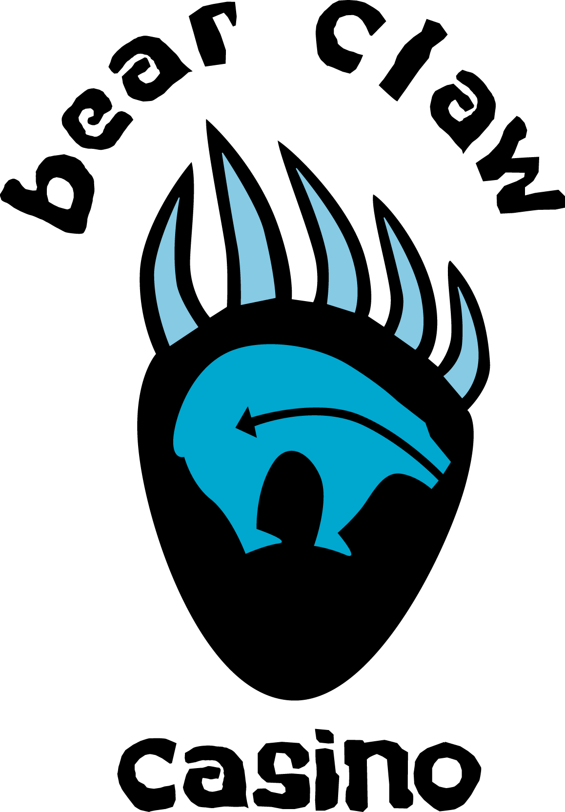 Bear Claw Sports Logo - Bear Claw Casino Logo (1158x1664), Png Download