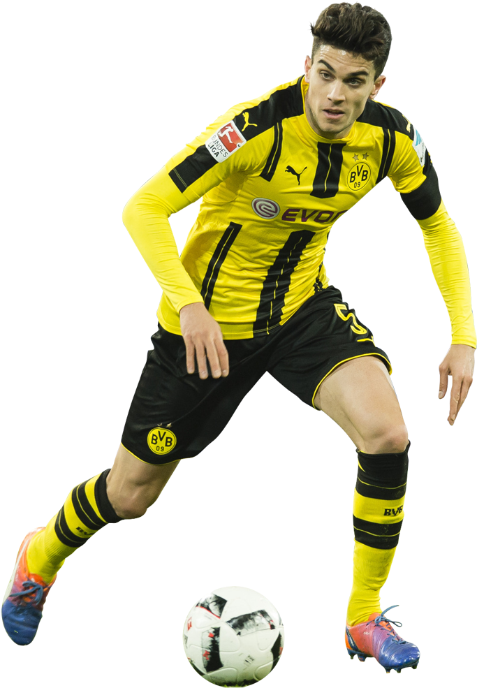 Marc Bartra 5 Png Banner Transparent Stock - Soccer Player Transparent Background (719x1022), Png Download