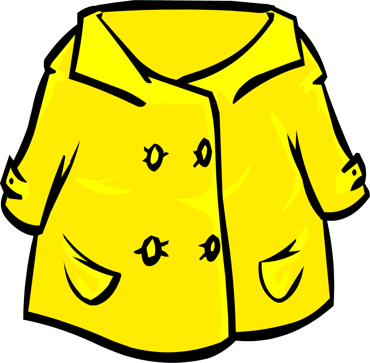 Yellowraincoatold - Yellow Raincoat Clipart (1197x1173), Png Download