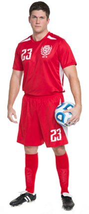 Game Day Uniform - Soccer Player Standing Png (256x480), Png Download