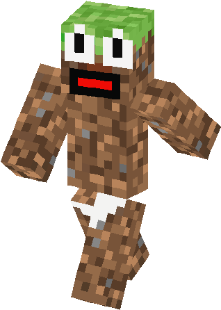Grass Block And Lol Skin - Fictional Character (317x453), Png Download