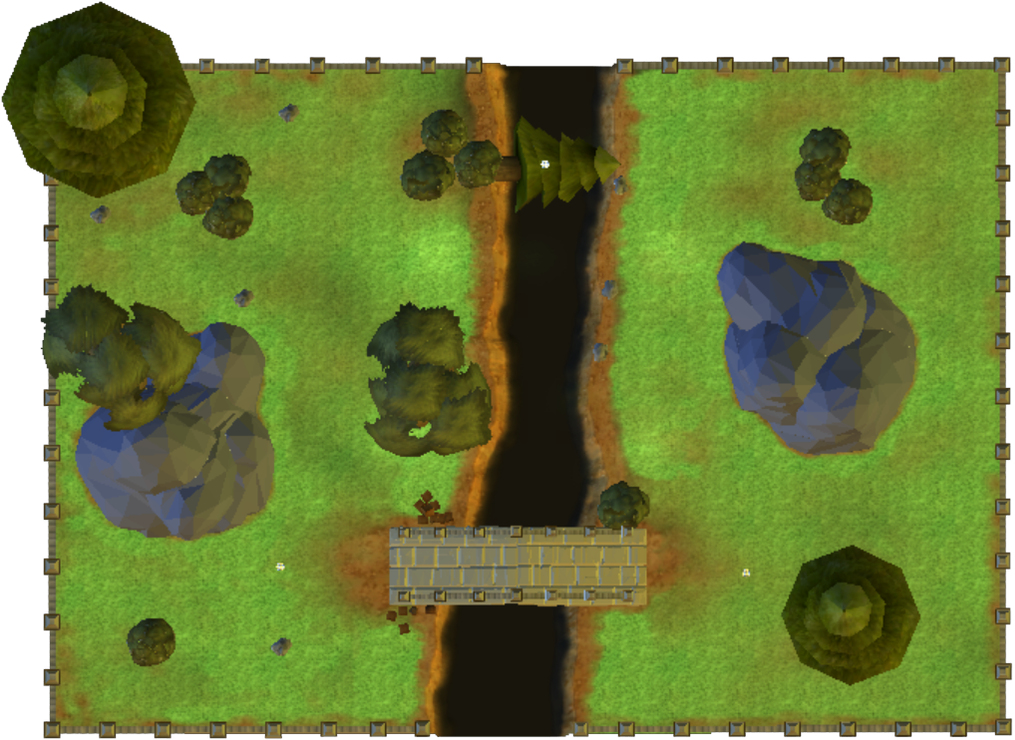 Final Level With Spawn Points And Power Up Areas Shown - Watercolor Paint (1086x800), Png Download